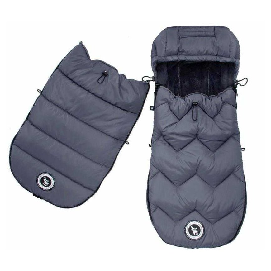 Cottonmoose Arctic - 2in1 rudens/žiemos miegmaišis | Grafitas – 2