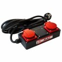 Holzmann ALA2_230V energosadales vienība, PDU 2 Maiņstrāvas izvade (-s) Melns, Sarkans Holzmann ALA2_230V energosadales vienība, PDU 2 Maiņstrāvas izvade (-s) Melns, Sarkans