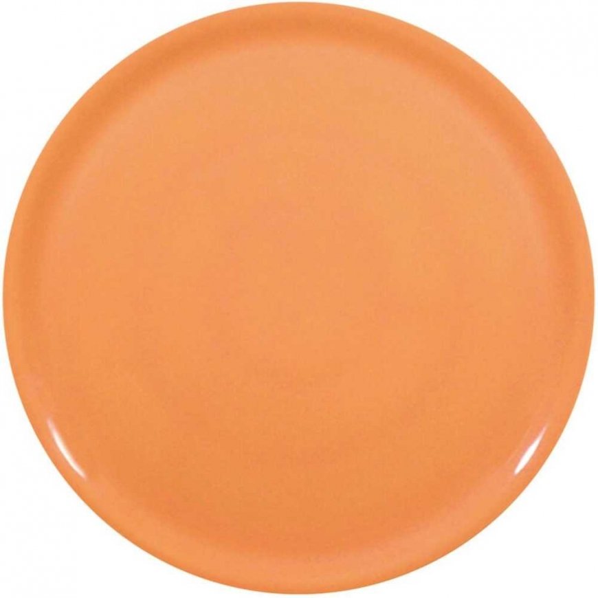 Duralex Speciali porcelianinė picos lėkštė, oranžinė, skersmuo. 31 cm - rinkinyje 6 vnt.