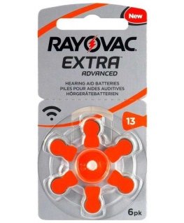 Rayovac Extra Advanced 13 batteries for hearing aids 60 pcs.