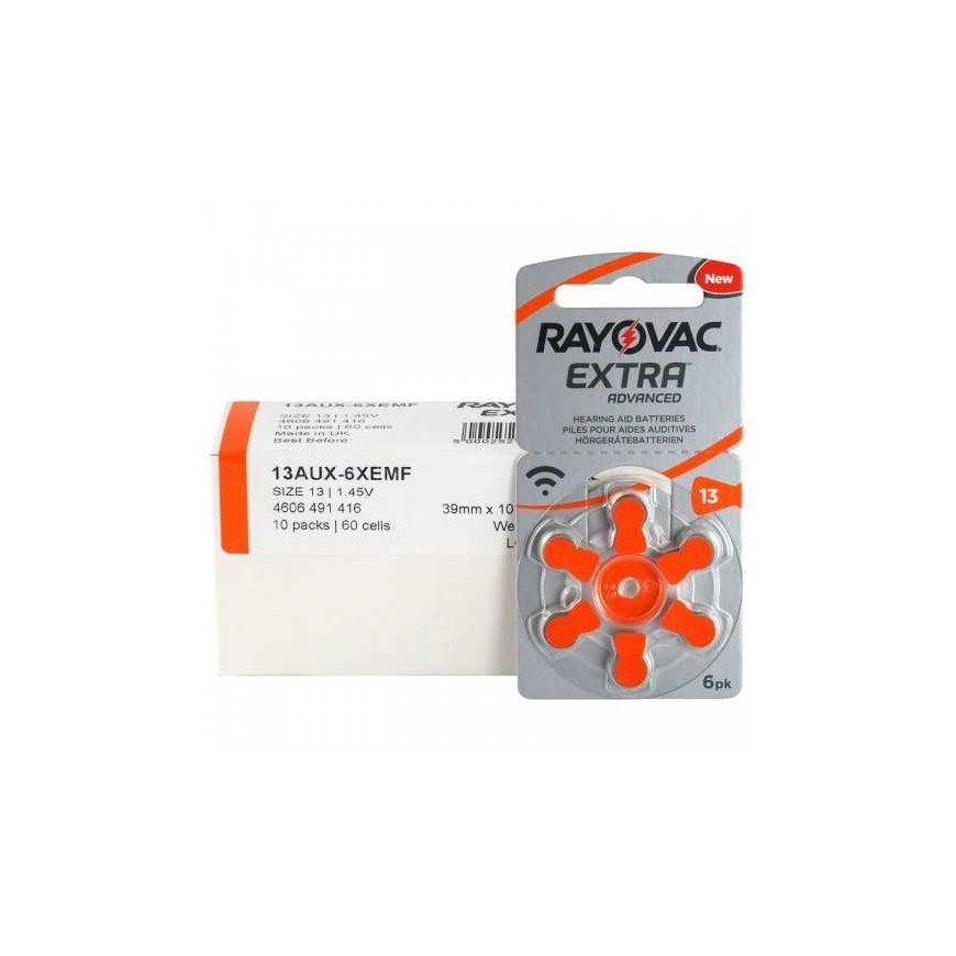 Rayovac Extra Advanced 13 batteries for hearing aids 60 pcs. – 2