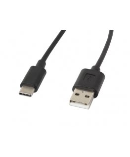 Lanberg CA-USBO-10CC-0018-BK USB-kaabel USB 2.0 1,8 m USB A USB C Must