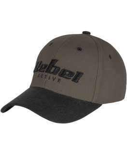 Rebel Active Hat, Black and Brown, Size S