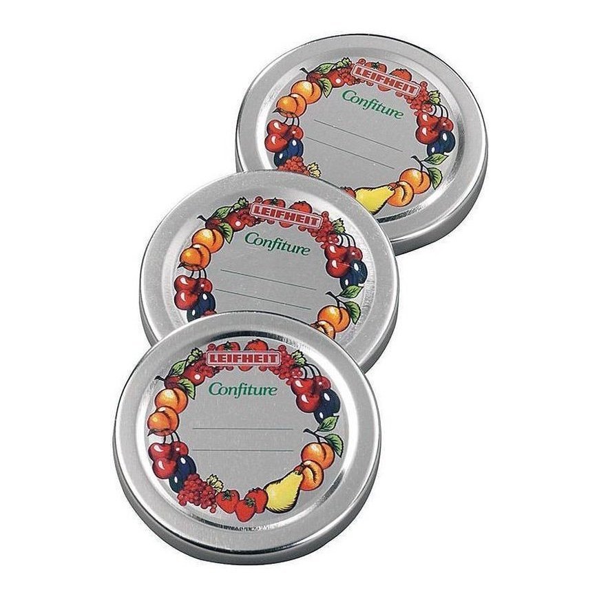 LEIFHEIT Jar caps 10pcs. Ø6,6cm for jars with rounded rim. Ø5,7c – 2