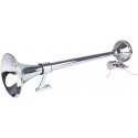Klaxon fanfara szynał ząkowy chrome 640 mm 12v 24v amio-04076
