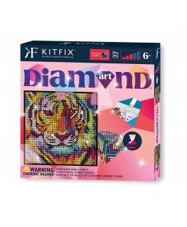 KITFIX Käsitöökomplekt Teemantkunst Tiiger