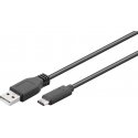 Goobay 55466 USB-kaapeli USB 2.0 1 m USB C USB A musta Goobay 55466 USB-kaapeli USB 2.0 1 m USB C USB A musta