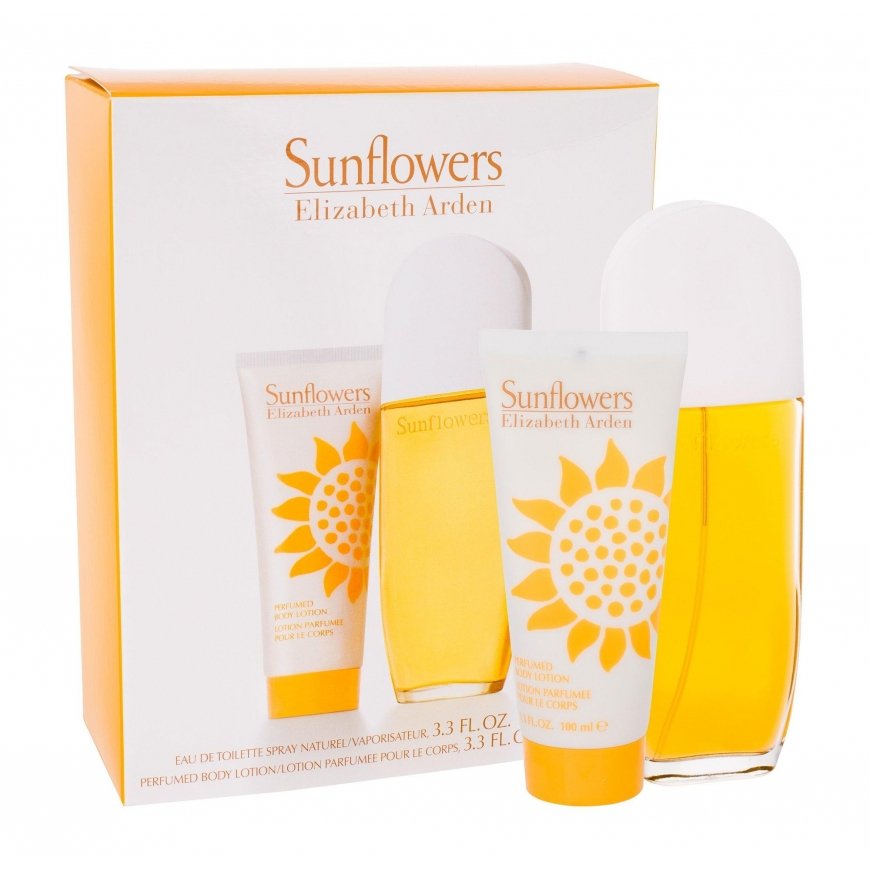 Elizabeth Arden Sunflowers rinkinys moterims (EDT, 100 ml + kūno losjonas, 100 ml) – 3