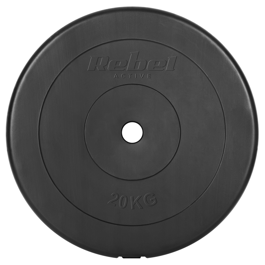 Bituminous load 20kg, hole 31mm, classic disc, REBEL ACTIVE