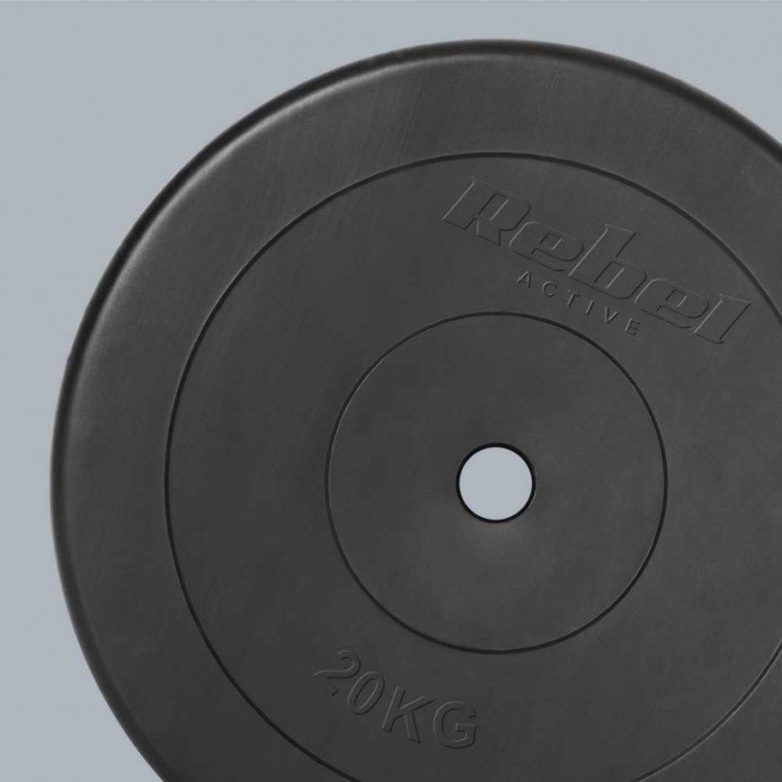 Bituminous load 20kg, hole 31mm, classic disc, REBEL ACTIVE – 3