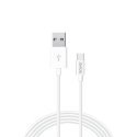 Savio CL-126 USB kabelis USB 2.0 1 m USB C USB A Balta