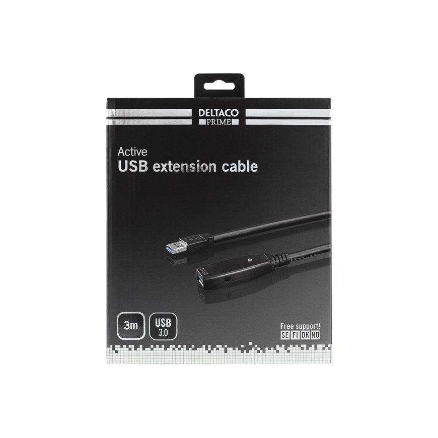 Deltaco USB3-1001 USB-kaabel USB 3.2 Gen 1 (3.1 Gen 1) 3 m USB A Must – 4
