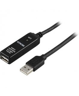 Deltaco USB Extension Cable, 10m USB-kaabel USB A Must