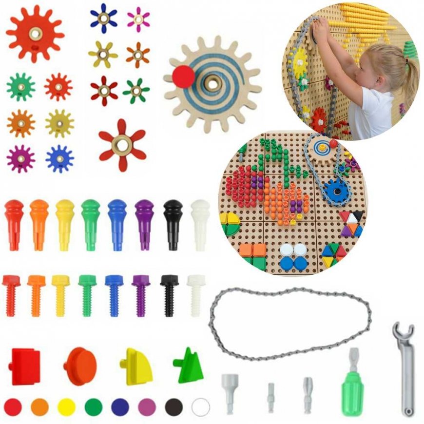 Masterkidz Mixed Pins Screws Tools 352