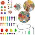 Masterkidz Mixed Pins Screws Tools 352 el. Masterkidz Mixed Pins Screws Tools 352 el.