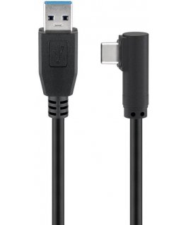 Goobay 66501 USB cable USB 3.2 Gen 1 (3.1 Gen 1) 1 m USB A USB C Black