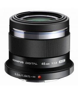 Olympus M.ZUIKO DIGITAL 45mm 1:1.8 SLR Стандартный объектив Черный