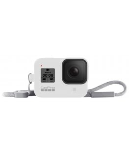 GoPro Sleeve + Lanyard White Hot HERO8 Black