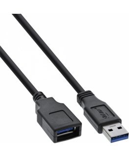 InLine 35620 USB-kaapeli USB 3.2 Gen 1 (3.1 Gen 1) 2 m USB A USB B musta