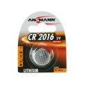 Ansmann CR 2016 Vienreizējas lietošanas baterija CR2016 Litija jons Ansmann CR 2016 Vienreizējas lietošanas baterija CR2016 Litija jons