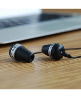 Koss PLUG Наушники Проводная Вкладыши Музыка Черный, Серебристый