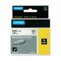 DYMO heat shrink tubing 12x1.5mm black / white