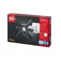 One For All 43\" TV Wandhalterung Slim TURN 90 109.2 cm (43") Black, Grey, Silver One For All 43\" TV Wandhalterung Slim TURN 90 109.2 cm (43") Black, Grey, Silver