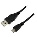 LogiLink 1.8m USB/microUSB USB-kaabel USB 2.0 1,8 m USB A Micro-USB B Must LogiLink 1.8m USB/microUSB USB-kaabel USB 2.0 1,8 m USB A Micro-USB B Must