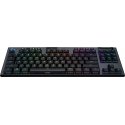 Logitech G G915 Tkl klaviatuur Mängimine RF juhtmeta ühendus + Bluetooth QWERTY Põhjamaad Süsinik Logitech G G915 Tkl klaviatuur Mängimine RF juhtmeta ühendus + Bluetooth QWERTY Põhjamaad Süsinik