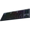 Logitech G G915 Tkl клавиатура Игровой РЧ беспроводной + Bluetooth QWERTY Северные страны Угольный Logitech G G915 Tkl клавиатура Игровой РЧ беспроводной + Bluetooth QWERTY Северные страны Угольный