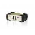 ATEN CS82U-AT (KVM) tastatūras/video/peļu pārslēgšanas mehānisms Gaiši Pelēks