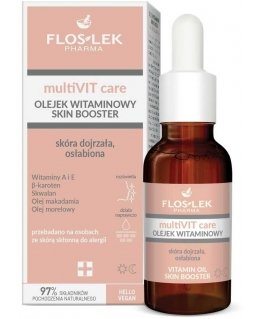FLOSLEK PHARMA MultiVIT Care Olejek witaminowy Skin Booster - skóra dojrzała,osłabiona 30ml