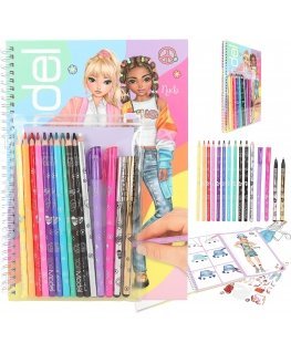 TOPModel Design Book & Coloring Pens