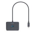 USB-C hub DELTACO, 5 Gbps, 4x USB-A, black / USBC-HUB203 / 1902428 USB-C hub DELTACO, 5 Gbps, 4x USB-A, black / USBC-HUB203 / 1902428