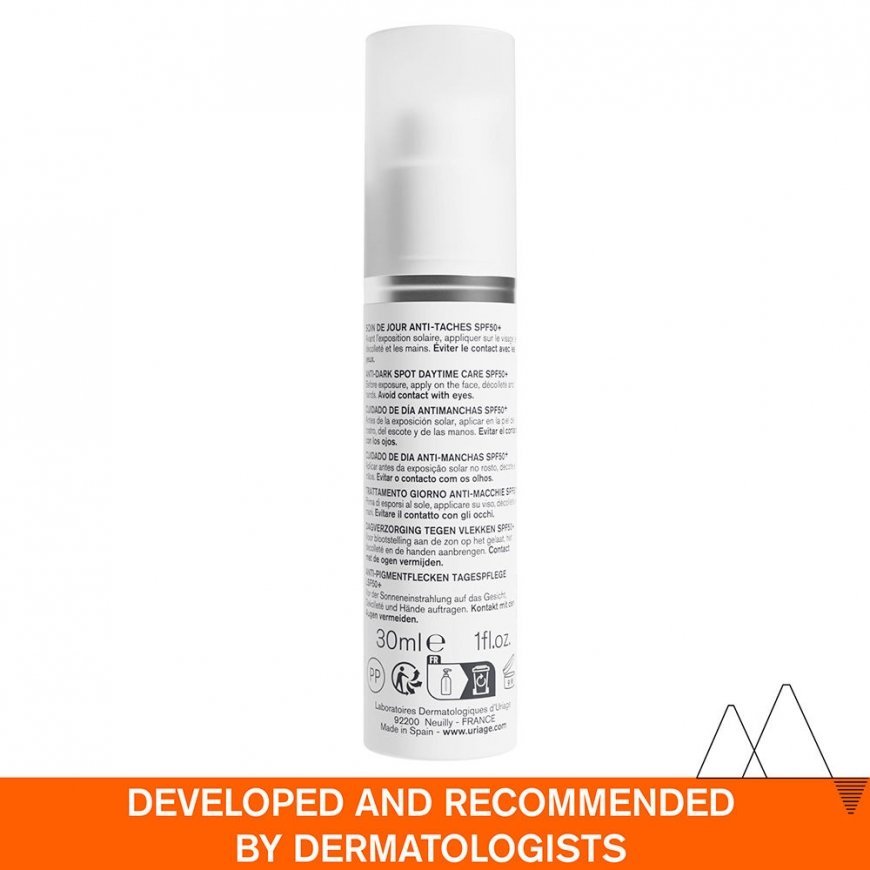 Uriage Depiderm Anti-Spot Facial Kreminis with Stabilized Vitamin C SPF50+ 30 ml