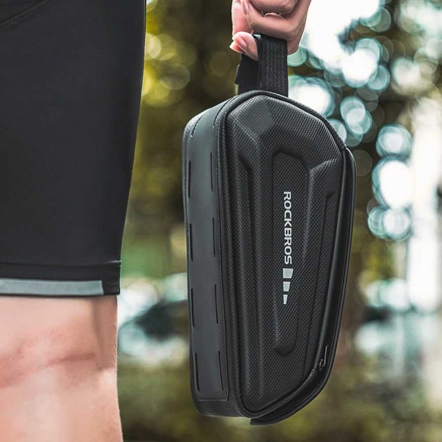 Rockbros 30120064001 Waterproof Frame Bike Bag with Phone Cover - Black – 2