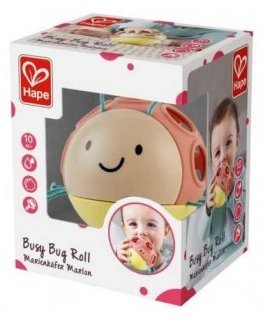 HAPE kūdikio žaislas Busy Bug Roll-FSC, E8522B