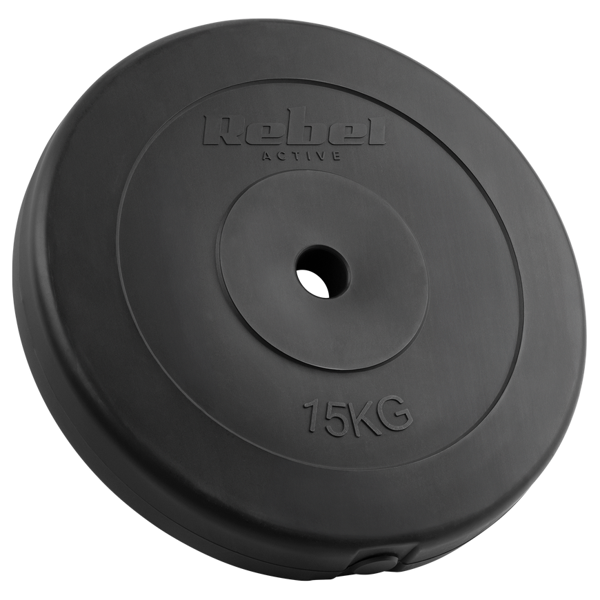 Set of bituminous weights 2x15kg, hole 31mm, classic plate, REBEL ACTIVE – 2