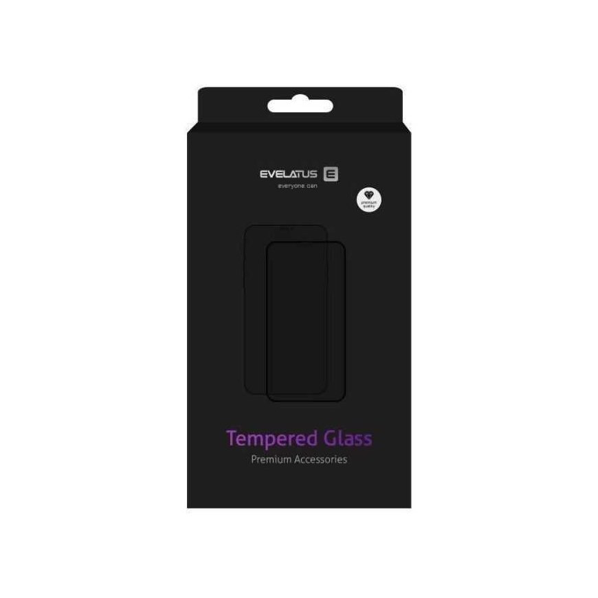 Evelatus iPhone 15 Plus Rubber Anti-Broken 3D Glass Full Cover J