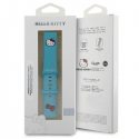 Hello Kitty Strap Universalny HKUWLSCHBLB Silicone Kitty Head blue/blue 22mm