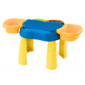 Lean Toys Multifunctional Table 4in1 Blocks Fishing Drawing Mėlyna