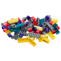 Lean Toys Multifunctional Table 4in1 Blocks Fishing Drawing Mėlyna