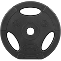 Set of bituminous weights 4x5kg, hole 31mm, plate with handles, REBEL ACTIVE Set of bituminous weights 4x5kg, hole 31mm, plate with handles, REBEL ACTIVE