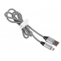 Tracer TRAKBK46265 USB-kaabel USB 2.0 1 m USB C USB A Must, Hõbe Tracer TRAKBK46265 USB-kaabel USB 2.0 1 m USB C USB A Must, Hõbe