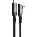 Fuj:tech USB-C 90° - USB-C -kaapeli, 3 m, musta Fuj:tech USB-C 90° - USB-C -kaapeli, 3 m, musta
