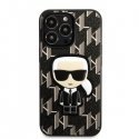 Karl Lagerfeld KLHCP15LPQDSMGK iPhone 15 Pro 6.1" czarny|black h Karl Lagerfeld KLHCP15LPQDSMGK iPhone 15 Pro 6.1" czarny|black h