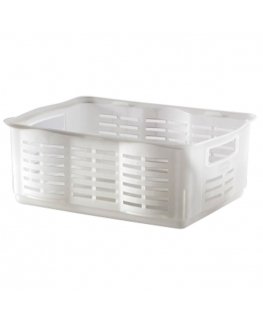Basket Alfa L 40,6x30,4x15,6cm transparent