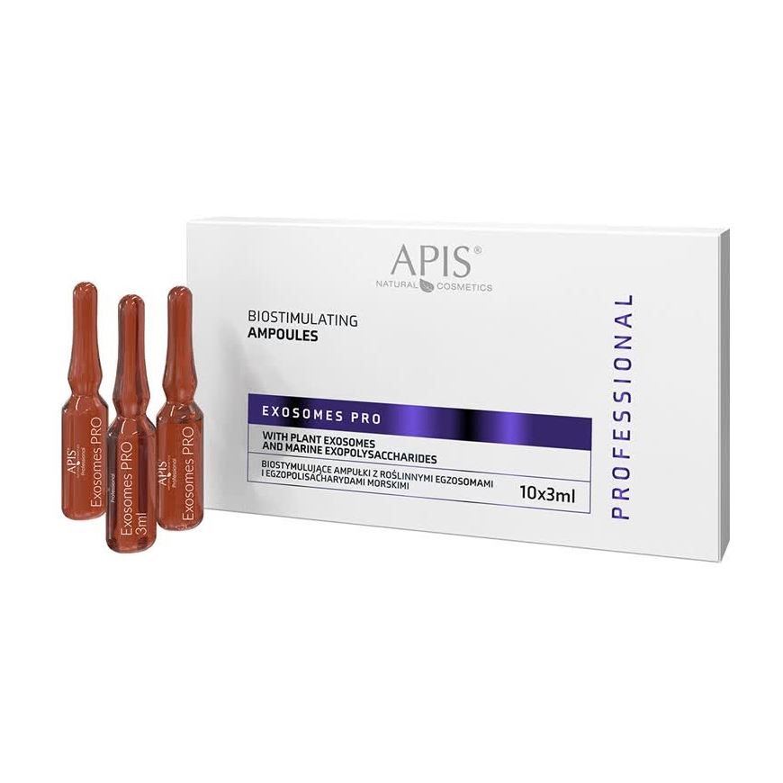 Apis Exosomes Pro biostymulujące ampułki su roślinnymi egzosomami 10x3ml – 2