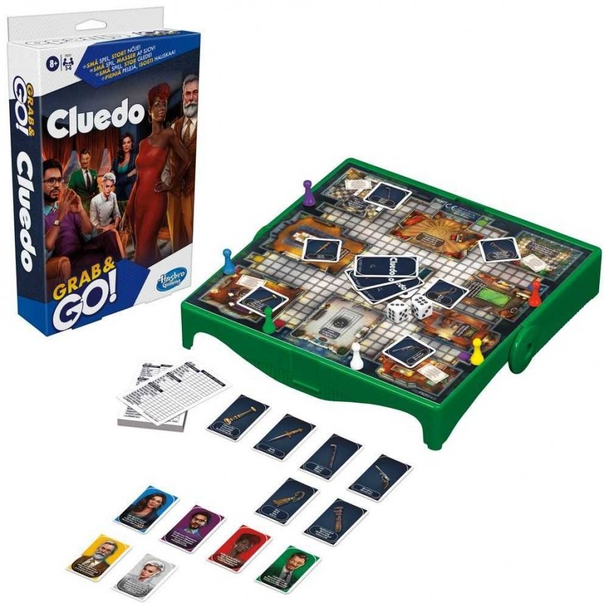 Hasbro Cluedo travel game FI/SE/NO/DA