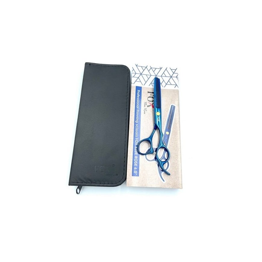 Blue Fox Blue Rose Blue Hairdressing Thinners, Case and Accessories